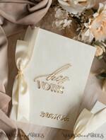 HOCHZEITSVERSPRECHEN  
 Acrylklar Gold Braut- und Bräutigam-Eidbücher, Hochzeitsgelübde, personalisierte Eid-Heftchen, seine und ihre Eidbücher, maßgeschneiderte Hochzeitsgelübde-Boxen, Brautparty-Geschenk24