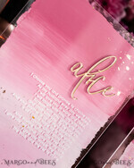 HOCHZEITSVERSPRECHEN  
 Acrylklar Gold Acryl Ombre Braut und Bräutigam Gelübde Bücher, Hochzeitsgelübde Bücher, personalisierte Gelübde Heftchen, seine und ihre Gelübde Bücher, maßgeschneiderte Hochzeitsgelübde, Hochzeitsgeschenk zur Brautparty.16