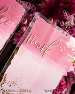 HOCHZEITSVERSPRECHEN  
 Acrylklar Gold Acryl Ombre Braut und Bräutigam Gelübde Bücher, Hochzeitsgelübde Bücher, personalisierte Gelübde Heftchen, seine und ihre Gelübde Bücher, maßgeschneiderte Hochzeitsgelübde, Hochzeitsgeschenk zur Brautparty.16