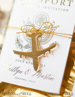 PROBENNEHMESERVICE
 Muster
 Zielhochzeit Einladung Muster, Gold Pass Muster Set, Bordkarte Hochzeitseinladung, Reisende goldene Einladungen Muster Set13