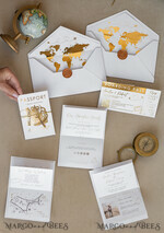 PROBENNEHMESERVICE
 Muster
 Muster, maßgeschneiderte Musterset Weiße Goldene Reisepass Hochzeitsinvitation, Goldene Flugzeug Hochzeitskarten Boarding Pass, Reisepass Hochzeitskarten im Ausland, Destination Hochzeits-Einladungen, Reisekarten Hochzeitsstationery, Boarding Pass Einladungen10