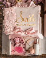 Brautjungfer/Trauzeuge Box WIRST DU MEINE BRAUTJUNGEFRIENDE SEIN? Brautjungfern Geschenkbox für die Trauzeugin, Satinrobe für die Brautjungfern-Anfrage, natürliches Set für die Hochzeit17