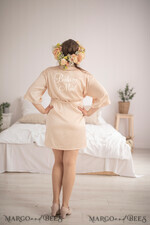 Brautjungfer/Trauzeuge Box HOCHZEITSROBE  
 Satin Hochzeitsrobe für die Trauzeugin, süße Geschenkidee für die Brautjungfer, Brautjungfer Trauzeugin Hochzeitsrobe6