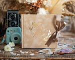 HOCHZEITS-GÄSTEBÜCHER Samtkissen Instax Gästebuch Nude Boho Instax Samt Hochzeitsgäste Buch Gold, Beige Sofort Hochzeitsgäste Buch, Polaroid Samt Gästebuch Taupe Golden Hochzeit10