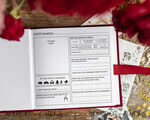 HOCHZEITS-GÄSTEBÜCHER Samtkissen Instax Gästebuch Luxuriöses Burgunder Instax Samt Hochzeits-Gästebuch Gold, Großes Instant Hochzeits-Gästebuch, Polaroid Samt Gästebuch Maronenhochzeit9