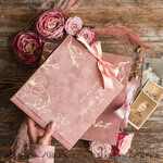 HOCHZEITS-GÄSTEBÜCHER Samtkissen Instax Gästebuch Boho Blush Pink Instax Samt Hochzeits-Gästebuch Gold, Samt Foto-Box Sofort-Hochzeits-Gästebuch, Polaroid Samt Gästebuch Pink Foto-Box Goldene Hochzeit14