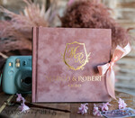 HOCHZEITS-GÄSTEBÜCHER Samtkissen Instax Gästebuch Boho Blush Pink Instax Samt Hochzeits-Gästebuch Gold, Großes Sofort-Hochzeits-Gästebuch, Polaroid Samt-Gästebuch Pink Golden Hochzeit11