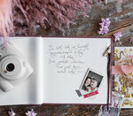 HOCHZEITS-GÄSTEBÜCHER Samtkissen Instax Gästebuch Goldene Blush Pink Instax Samt Hochzeits-Gästebuch Gold, Großes Instant Hochzeits-Gästebuch, Polaroid Samt Gästebuch Pink Goldene Hochzeit.9