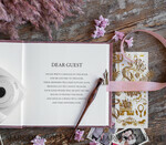HOCHZEITS-GÄSTEBÜCHER Samtkissen Instax Gästebuch Goldene Blush Pink Instax Samt Hochzeits-Gästebuch Gold, Großes Instant Hochzeits-Gästebuch, Polaroid Samt Gästebuch Pink Goldene Hochzeit.9
