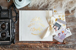 HOCHZEITS-GÄSTEBÜCHER Samtkissen Instax Gästebuch elegantes Elfenbein Instax Hochzeitsgäste Buch Gold, großes Instant Samt Hochzeitsgäste Buch, Polaroid Samt Gästebuch Golden Hochzeit8