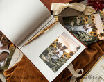 HOCHZEITS-GÄSTEBÜCHER Samtkissen Instax Gästebuch Terrakotta Gold personalisiertes Gästebuch für Hochzeiten und Acryl-Instax-Schild, Samt-Erinnerungsfotobuch und klares Schildset für die Herbsthochzeit, Polaroid-Samt-Gästebuch und Plexi-Instax-Schild-Set.29