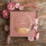 HOCHZEITS-GÄSTEBÜCHER Samtkissen Instax Gästebuch Luxus Blush Pink Instax Samt Hochzeits-Gästebuch Gold, Samt Foto-Box Sofort Hochzeits-Gästebuch, Polaroid Samt Gästebuch Pink Foto-Box Golden Hochzeit8