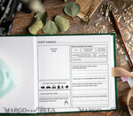 HOCHZEITS-GÄSTEBÜCHER Samtkissen Instax Gästebuch Smaragdgrün Blau Instax Samt Hochzeits-Gästebuch Gold, Großes Instant-Hochzeits-Gästebuch, Polaroid Samt-Gästebuch8