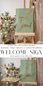 TISCHPLÄNE UND WILLKOMMENSCHILDER FÜR HOCHZEITEN Plexi Gold / Samt Acryl Salbeigrün & Gold Hochzeits-Willkommensschild, bemaltes Acryl- & Gold-Hochzeits-Willkommensschild, Grünpflanzen Gold Plexi Hochzeits-Willkommensschild, Luxushochzeits-Willkommensschild, Toskana Hochzeitsbeschilderung Golden Spiegel Hochzeits-Willkommensschild.17