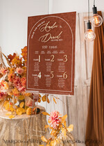 TISCHPLÄNE UND WILLKOMMENSCHILDER FÜR HOCHZEITEN Plexi Gold / Samt Herbsthochzeit Willkommensschild, luxuriöses Samtrosthochzeit Willkommensschild, goldene Hochzeitsdekoration, personalisiertes Rosthochzeitsschild, Hochzeitsempfangset, Herbst Willkommenshochzeitsboard30