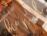 TISCHPLÄNE UND WILLKOMMENSCHILDER FÜR HOCHZEITEN Plexi Gold / Samt Luxuriöses klares und goldenes Hochzeitswillkommensschild, goldene Hochzeitsdekoration, personalisiertes Hochzeitsschild, Hochzeitsboard, Willkommenshochzeitsboard7