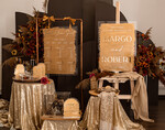 TISCHPLÄNE UND WILLKOMMENSCHILDER FÜR HOCHZEITEN Plexi Gold / Samt Luxuriöses klares und goldenes Hochzeitswillkommensschild, goldene Hochzeitsdekoration, personalisiertes Hochzeitsschild, Hochzeitsboard, Willkommenshochzeitsboard25