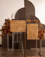 TISCHPLÄNE UND WILLKOMMENSCHILDER FÜR HOCHZEITEN Plexi Gold / Samt Luxuriöses klares und goldenes Hochzeitswillkommensschild, goldene Hochzeitsdekoration, personalisiertes Hochzeitsschild, Hochzeitsboard, Willkommenshochzeitsboard25