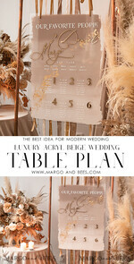TISCHPLÄNE UND WILLKOMMENSCHILDER FÜR HOCHZEITEN Plexi Gold / Samt Elegantes klares Hochzeitsset Acryl Finde deinen Platz, personalisierter Hochzeits-Ombre Beige Tischplan, klares transparentes Tan und Gold modernes klares transparentes Sitzdiagramm, 3D elegantes Finde deinen Platz - Sitzplan, goldener Luxus Hochzeits Tischplan, Hochzeitsdekoration mit goldenen Buchstaben - Goldenes Empfangsschild - Individuelles Tan Zeremonieschild.31