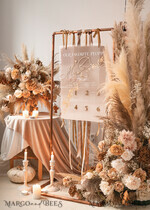 TISCHPLÄNE UND WILLKOMMENSCHILDER FÜR HOCHZEITEN Plexi Gold / Samt Elegantes klares Hochzeitsset Acryl Finde deinen Platz, personalisierter Hochzeits-Ombre Beige Tischplan, klares transparentes Tan und Gold modernes klares transparentes Sitzdiagramm, 3D elegantes Finde deinen Platz - Sitzplan, goldener Luxus Hochzeits Tischplan, Hochzeitsdekoration mit goldenen Buchstaben - Goldenes Empfangsschild - Individuelles Tan Zeremonieschild.31