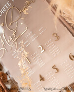 TISCHPLÄNE UND WILLKOMMENSCHILDER FÜR HOCHZEITEN Plexi Gold / Samt Elegantes klares Hochzeitsset Acryl Finde deinen Platz, personalisierter Hochzeits-Ombre Beige Tischplan, klares transparentes Tan und Gold modernes klares transparentes Sitzdiagramm, 3D elegantes Finde deinen Platz - Sitzplan, goldener Luxus Hochzeits Tischplan, Hochzeitsdekoration mit goldenen Buchstaben - Goldenes Empfangsschild - Individuelles Tan Zeremonieschild.31