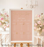 TISCHPLÄNE UND WILLKOMMENSCHILDER FÜR HOCHZEITEN Plexi Gold / Samt Rosa und Gold Modernes Acryl Sitzplan, 3D Elegantes Finde Deinen Platz - Sitzplan, Hochzeittischplan im weißen Rahmen, Hochzeitsdekoration mit goldenen Buchstaben - Empfangsbeschilderung - Individuelles Zeremonieschild BpPXSet15