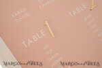TISCHPLÄNE UND WILLKOMMENSCHILDER FÜR HOCHZEITEN Plexi Gold / Samt Rosa und Gold Modernes Acryl Sitzplan, 3D Elegantes Finde Deinen Platz - Sitzplan, Hochzeittischplan im weißen Rahmen, Hochzeitsdekoration mit goldenen Buchstaben - Empfangsbeschilderung - Individuelles Zeremonieschild BpPXSet15