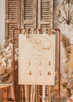 TISCHPLÄNE UND WILLKOMMENSCHILDER FÜR HOCHZEITEN Plexi Gold / Samt Elfenbeinvelours & Gold Modernes Velours Sitzplan, Bogen Elegant Finde Deinen Sitzplan, Eleganter Hochzeittischplan, Hochzeitsdekoration mit goldenen Buchstaben, Empfangsbeschilderung, Individuelles Zeremonieschild23