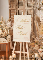 TISCHPLÄNE UND WILLKOMMENSCHILDER FÜR HOCHZEITEN Plexi Gold / Samt Arch Velvet Hochzeits Willkommen-Schild, goldene Hochzeitsdekoration, personalisiertes Hochzeitsschild, elegantes Willkommen-Hochzeitsbrett46