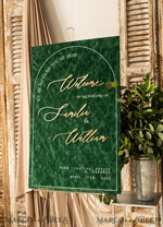 TISCHPLÄNE UND WILLKOMMENSCHILDER FÜR HOCHZEITEN Plexi Gold / Samt Luxus Samt Grünes Hochzeits-Willkommensschild, Goldene Hochzeitsdekoration, Personalisierte Hochzeitsbeschilderung, Hochzeitsgeschenk, Willkommenshochzeitsboard, GV9