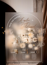 TISCHPLÄNE UND WILLKOMMENSCHILDER FÜR HOCHZEITEN Plexi Gold / Samt Elegantes gefrorenes Hochzeitsset Acryl Finde deinen Platz, personalisierter Hochzeitsbeiger Tischplan, gefrorenes Tan transparent und gold modernes gefrorenes transparentes Sitzdiagramm, 3D elegantes Finde deinen Platz - Sitzplan.18
