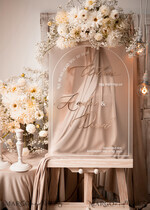 TISCHPLÄNE UND WILLKOMMENSCHILDER FÜR HOCHZEITEN Plexi Gold / Samt Bogen gefroren und goldene Acryl-Hochzeit Willkommen-Schild, Plexiglas goldene Hochzeitsdekoration, personalisiertes Hochzeitsschild, modernes Boho Empfangshochzeitsbrett26