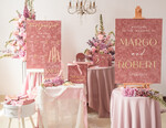 TISCHPLÄNE UND WILLKOMMENSCHILDER FÜR HOCHZEITEN Plexi Gold / Samt Luxuriöses Samt Blush Rosa Hochzeits Willkommensschild, Goldene Hochzeitsdekoration, Personalisierte Hochzeitsbeschilderung, Hochzeitsgeschenk, Willkommenshochzeitsboard BpPXSet11