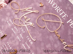 TISCHPLÄNE UND WILLKOMMENSCHILDER FÜR HOCHZEITEN Plexi Gold / Samt Mauve Samt & Gold Modernes Samt Sitzplan, Lila 3D Elegantes Finde deinen Platz, Staubige Rose Sitzplan, Flieder Luxus Hochzeits Tischplan, Hochzeitsdekoration mit goldenen Buchstaben17
