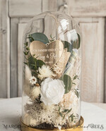 FRISCH VERHEIRATETES PAAR GESCHENKE Geldgeschenk zur Hochzeit Geschenkschachtel für Geld Geldgeschenk zur Hochzeit mit Strauß aus Trockenblumen personalisiert13
