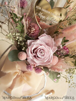 FRISCH VERHEIRATETES PAAR GESCHENKE Geldgeschenk zur Hochzeit Geschenkschachtel für Geld Geldgeschenk zur Hochzeit mit Strauß aus Trockenblumen personalisiert7