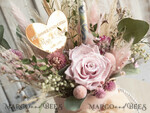 FRISCH VERHEIRATETES PAAR GESCHENKE Geldgeschenk zur Hochzeit Geschenkschachtel für Geld Geldgeschenk zur Hochzeit mit Strauß aus Trockenblumen personalisiert7