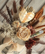 FRISCH VERHEIRATETES PAAR GESCHENKE Geldgeschenk zur Hochzeit Geschenkschachtel für Geld Geldgeschenk zur Hochzeit mit Strauß aus Trockenblumen personalisiert8