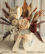 FRISCH VERHEIRATETES PAAR GESCHENKE Geldgeschenk zur Hochzeit Geschenkschachtel für Geld Geldgeschenk zur Hochzeit mit Strauß aus Trockenblumen personalisiert8