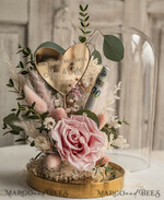 FRISCH VERHEIRATETES PAAR GESCHENKE Geldgeschenk zur Hochzeit Geschenkschachtel für Geld Geldgeschenk zur Hochzeit mit Strauß aus Trockenblumen personalisiert17