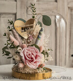 FRISCH VERHEIRATETES PAAR GESCHENKE Geldgeschenk zur Hochzeit Geschenkschachtel für Geld Geldgeschenk zur Hochzeit mit Strauß aus Trockenblumen personalisiert17