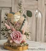 FRISCH VERHEIRATETES PAAR GESCHENKE Geldgeschenk zur Hochzeit Geschenkschachtel für Geld Geldgeschenk zur Hochzeit mit Strauß aus Trockenblumen personalisiert17