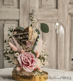 FRISCH VERHEIRATETES PAAR GESCHENKE Geldgeschenk zur Hochzeit Geschenkschachtel für Geld Geldgeschenk zur Hochzeit mit Strauß aus Trockenblumen personalisiert17