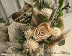 FRISCH VERHEIRATETES PAAR GESCHENKE Geldgeschenk zur Hochzeit Geschenkschachtel für Geld Geldgeschenk zur Hochzeit mit Strauß aus Trockenblumen personalisiert9