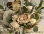 FRISCH VERHEIRATETES PAAR GESCHENKE Geldgeschenk zur Hochzeit Geschenkschachtel für Geld Geldgeschenk zur Hochzeit mit Strauß aus Trockenblumen personalisiert9