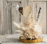 FRISCH VERHEIRATETES PAAR GESCHENKE Geldgeschenk zur Hochzeit Geschenkschachtel für Geld Geldgeschenk zur Hochzeit mit Strauß aus Trockenblumen personalisiert12