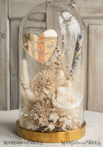 FRISCH VERHEIRATETES PAAR GESCHENKE Geldgeschenk zur Hochzeit Geschenkschachtel für Geld Geldgeschenk zur Hochzeit mit Strauß aus Trockenblumen personalisiert12