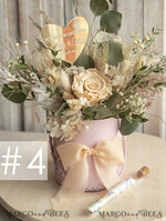 FRISCH VERHEIRATETES PAAR GESCHENKE Geldgeschenk zur Hochzeit Geschenkschachtel für Geld Geldgeschenk zur Hochzeit mit Strauß aus Trockenblumen personalisiert10