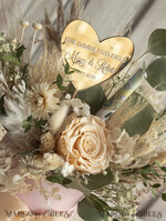 FRISCH VERHEIRATETES PAAR GESCHENKE Geldgeschenk zur Hochzeit Geschenkschachtel für Geld Geldgeschenk zur Hochzeit mit Strauß aus Trockenblumen personalisiert10