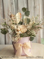FRISCH VERHEIRATETES PAAR GESCHENKE Geldgeschenk zur Hochzeit Geschenkschachtel für Geld Geldgeschenk zur Hochzeit mit Strauß aus Trockenblumen personalisiert10
